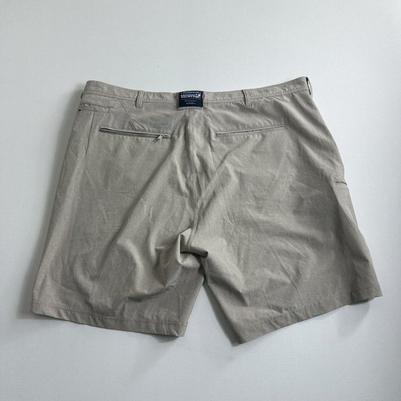 Hook And Tackle Shorts Mens Size 42 Beige Hi-Tide Hybrid Fishing Boating Shorts - Picture 2 of 10